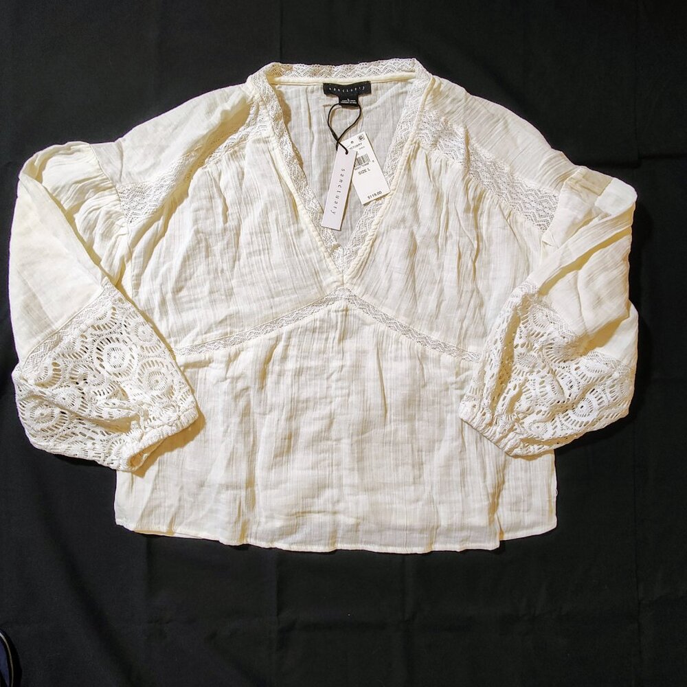 NWT Sanctuary‎ Heirloom Blouse L